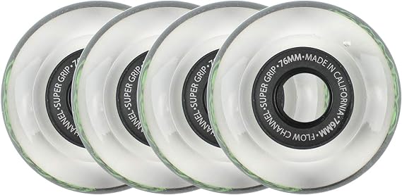 Labeda Slime Roller Hockey Wheels X-Soft (76A) 4-Pack