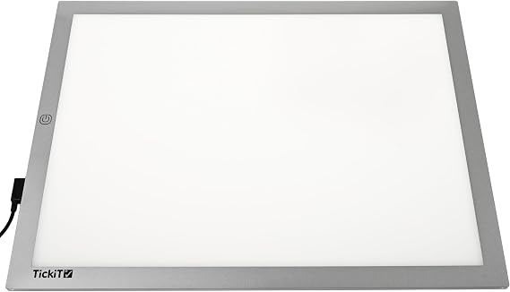 tickit Light Panel, Rectangular, Ultra Bright LED, Adjustable Brightness