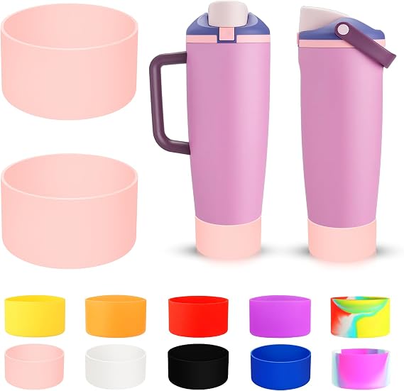 Silicone Boot for Hydrojug Traveler 40 Oz, Accessories for Hydrojug Tumbler 40 Oz, Water Bottle Boot Reusable, Bpa Free - 2 Pack