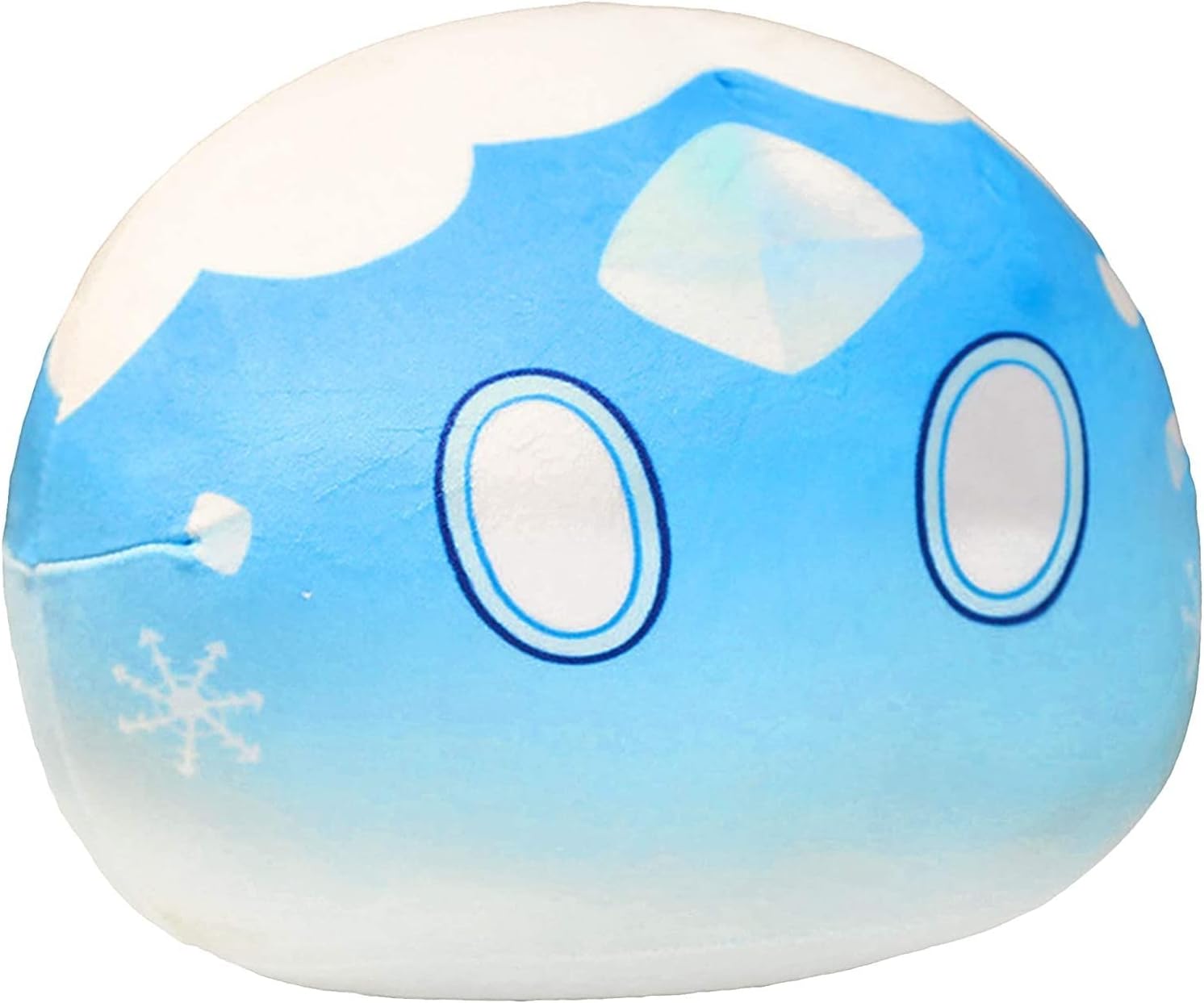LingYu Genshin Slime Plush, Genshin Impact Slime Monster Plush Toy, Genshin Impact Plush Stuffed Doll Soft Pillow for Genshin Impact Fans 11.8”   Color : Ice