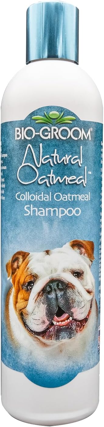 Bio-Groom Oatmeal Dog Shampoo - for Allergies and Itching, Cruelty-Free, Dog Bathing Supplies, Puppy Shampoo for Sensitive Skin, Made in USA, Anti-Itch Products - 12 fl oz 1-Pack