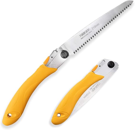 8.27" SK5 Folding Saw,7TPI Anti-Slip Saw for Camping Hiking Garden