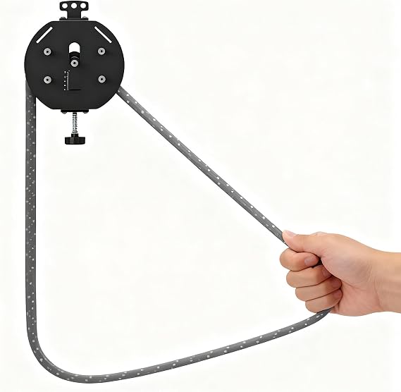 Endless Rope Pulley System for Home Gym, Steel Mount with Nylon Rope for Interval Resistance Training