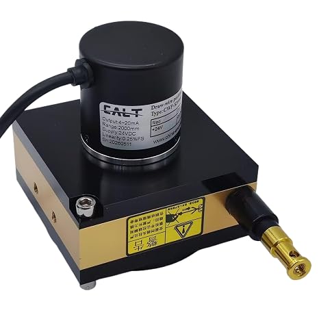CALT 2000mm Draw Wire Encoder 24Vdc Supply 0-5K ohm Output
