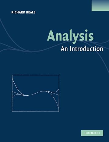 Analysis: An Introduction