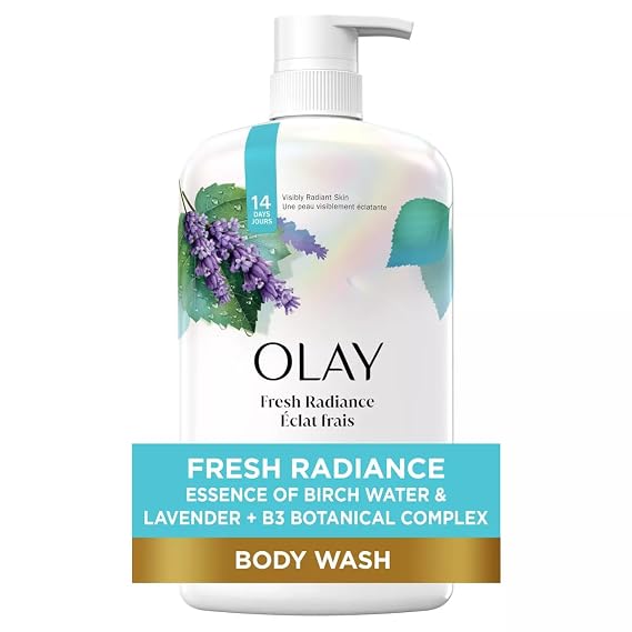 Olay Body Wash 33 Ounce Radiance Birch Water & Lavender