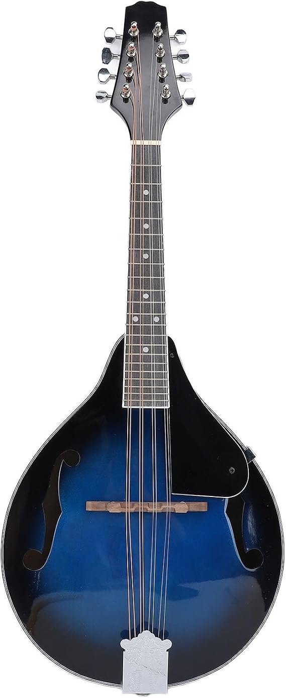 A Style Mandolin Instrument Kit, 8 String Acoustic Mandolin Wood Mandolins, Mandolin Guitar Musical Instrument for Beginner Adults Christmas Gifts