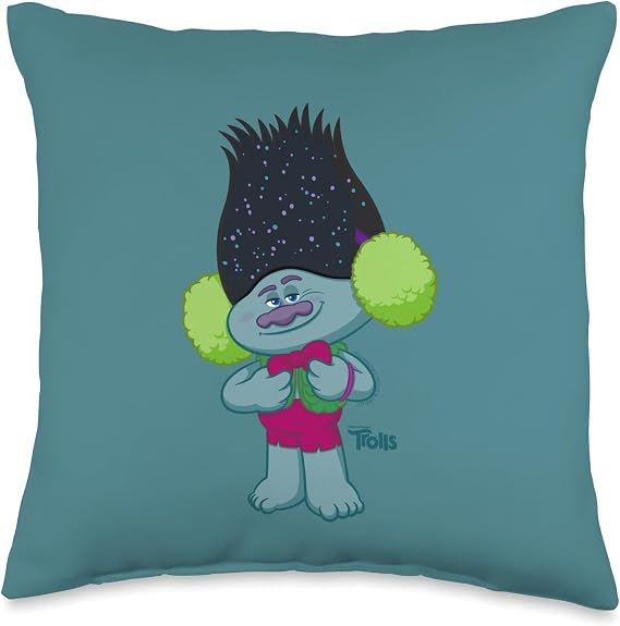 DreamWorks Trolls Branch Holiday Throw Pillow