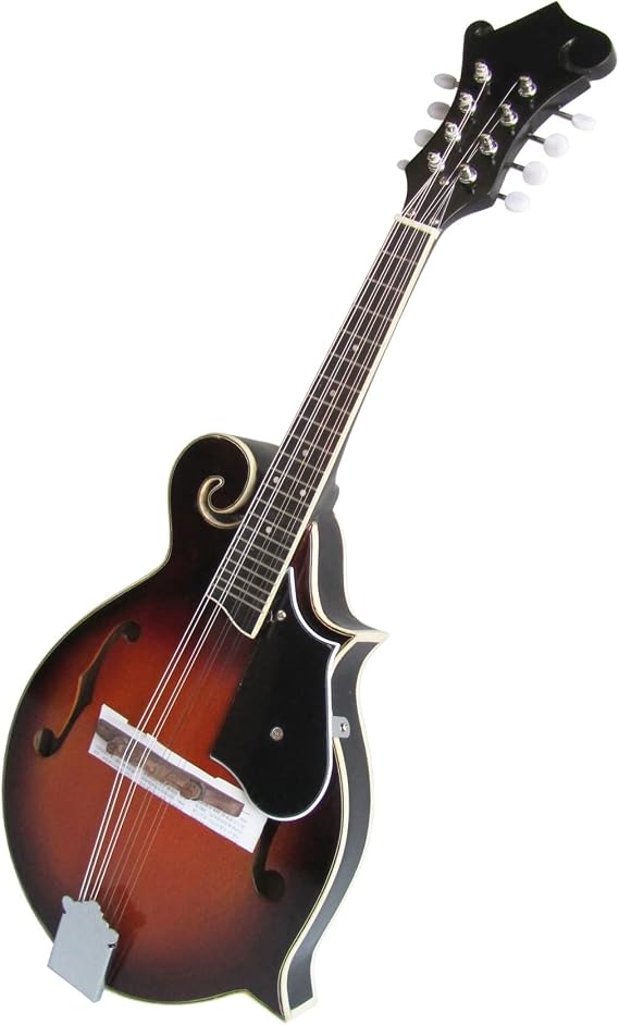 F-type 8-string Mandolin Instrument F-type Mandolin Eight-string Mandolin With Leather Case Mandolin Instrument for Beginner