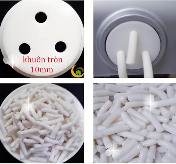 Tteokbokki Rice Cake Shape Disc Fit For Philips Automatic Pasta & Noodle Maker, Disc Compatible With Philips Pasta Maker Attachment Kitchen Appliance Maker Accessory (Tteokbokki 10mm)