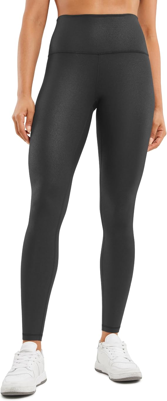 CRZ YOGA Matte Faux Leather Leggings 28"