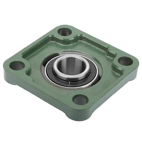 Flange Bearing Housing Bearing Type UCF204 / 205 / 206 / 207 / 208 / 209 / 210 Square Flange Bearing Green for Shaft Self-Alignment Square