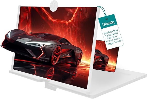 Screen Magnifier Cell Phone Gifts for Men Tech Gadgets Amplifier Mobile Phone Tecnologia para Hombres Futuristic Amplificador De Pantalla para Celular Top Ten for iPhone Hi Def Big Screen