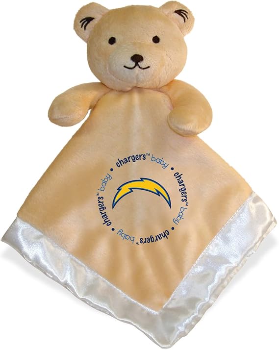Baby Fanatic Tan Security Bear - NFL Los Angeles Chargers - Officially Licensed Snuggle Buddy