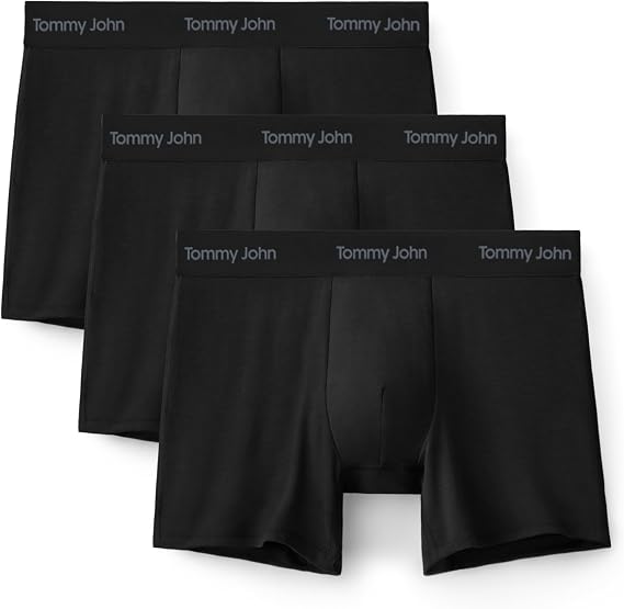 Tommy John Men's Luxe Modal 4" Trunk Underwear 3-Pack