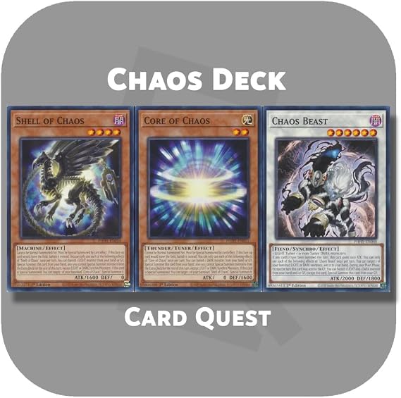 Generic Complete Custom Deck for Yu-Gi-Oh! - Chaos Dragon (Light & Dark) Deck