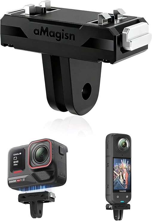 Magnetic Mount for Insta360 X5 & Ace Pro 2 - Quick Release Adapter for Insta360 Camera, Fast & Secure Mounting Solution