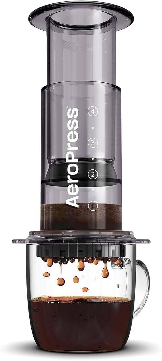 AeroPress Coffee Press 3 In 1 Brew Method Combines French Press, Espresso, Full Bodied Coffee Without Grit or Bitterness