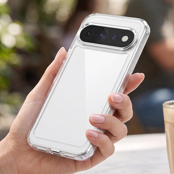 Pixel 11 Pro Kılıf Kamera Korumalı Darbe Emici Şeffaf Arka Kapak Tam Şeffaf [Pixel 11 Pro ile Uyumlu]