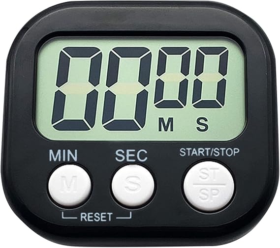 Digital Kitchen Timer with Large Display Loud Ring,Magnetic Countdown Cooking Timer,Egg Timer for Classroom,Study,Cooking,Baking,Exercise