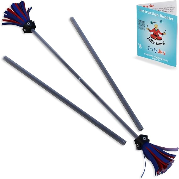 Black Jolly JRS Beginner Juggling Flower Sticks