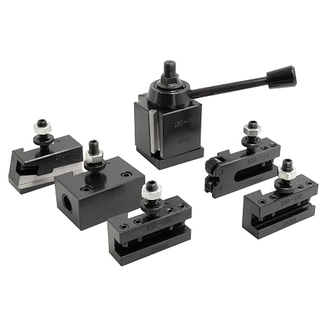AXA Quick Change Tool Post Set - for Lathes with Up to 12" Swing,  (2280)