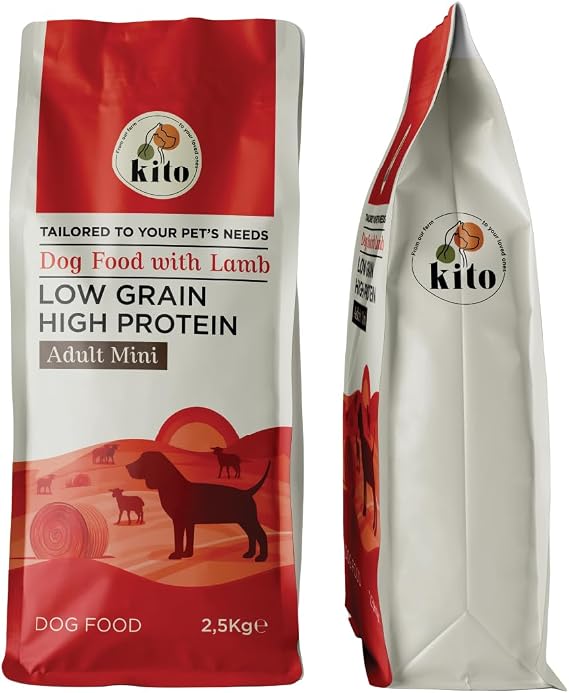Kito Doğal Besi Kuzu Etli Yetişkin Mini Irk Köpek Maması 2.5 KG