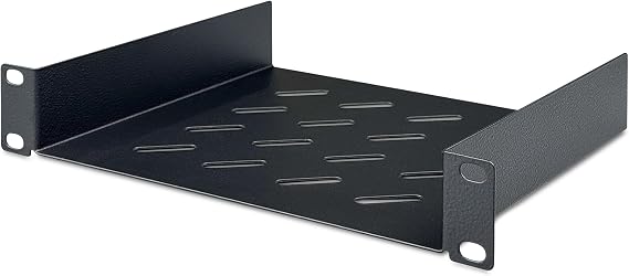 DIGITUS Shelf - 10 Inch, 1U - 200mm Deep - Black