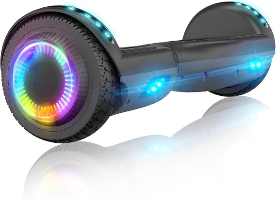 Hoverboard,Self Balancing Hoverboard with Bluetooth Speakers for Kids Ages 6-12(Black)
