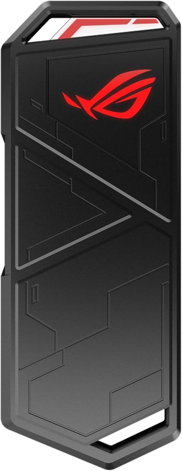 ASUS TUF Gaming A1 NVMe/SATA SSD Enclosure - USB-C 3.2 Gen 2x1, IP68 dust and water resistance for 30mins at 1.5m depth, military-grade MIL-STD-810H drop resistance, easy installation