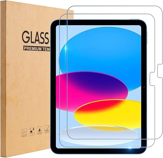 2-Pack Screen Protector for iPad A16 2025 11th / 10th Generation (2025/2022,11 inch/10.9 Inch) Tempered Glass Screen Film Guard