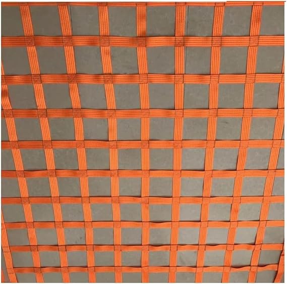 MekUk Web Polyester Lifting Nets,- Loading and Unloading Cargo, Mobile Loading and Unloading Heavy Objects Nets Used for Cranes(4 X 4M/Mesh 20cm/Load 2t)