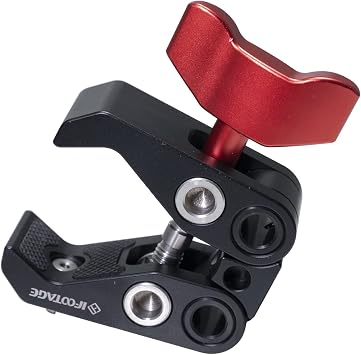 IFOOTAGE Pipe Clamp PC-01, Black C Clamp for DSLR Camera Rig, LED Lights, Flash Light, LCD Monitor