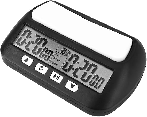 Namvo Chess Clock Digital Multifunctional Display Chess Timer with Alarm Function Chess Timer for Home and Tournaments
