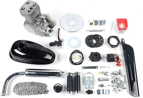 YIYIBYUS Bicycle Motor Kit 100CC Bicycle Engine Kit 2 Stroke Motorized Bike Full Set Motor Kit for Bicycle Motorized Bicycle Push Bike US Stock