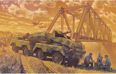 Roden SdKfz 233 Stummel Military Armored Car Model Kit
