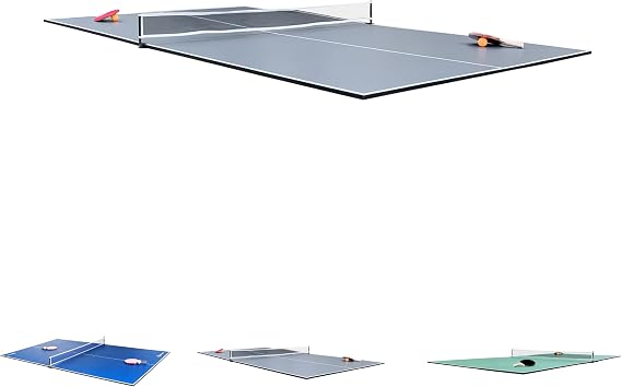 RACK Virgo Table Tennis Conversion Top for Billiard/Pool Table 4 Piece Indoor Ping Pong Tabletop
