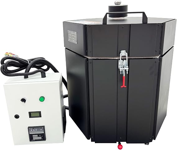 HQHAOTWU Electric Kiln Ceramic Electric Burnout Oven Kiln 1280C Electric Kiln High Temperature Heating Machine 220V 4KW
