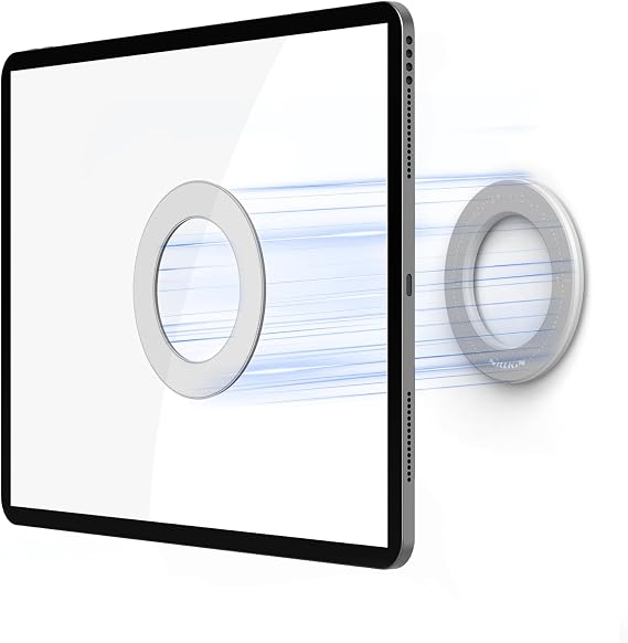 Nillkin SnapHold iPad Magnetic Wall Mount for iPad Pro, Air, Mini - White | 7.9-14" Tablet Holder for Kitchen, Bathroom, Gym, Bedroom, Fridge