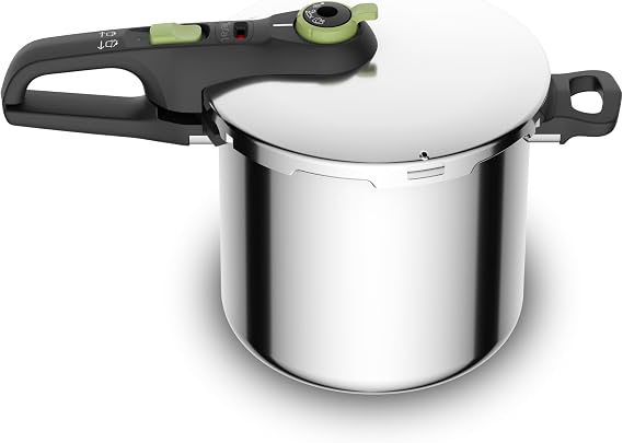 Tefal Secure Trendy Pressure Cooker 8 Ltr Stainless Steel