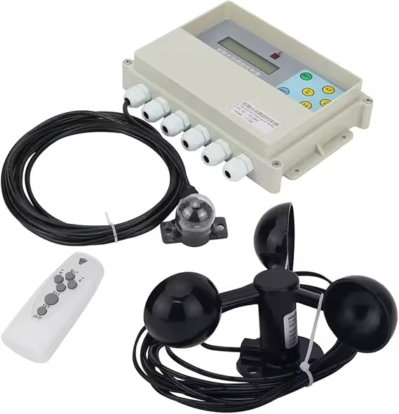 Dual Axis Solar Tracker Kit with Automatic Sun Tracking Controller, Remote Control & Wind Speed Sensor for Enhanced Solar Efficiency