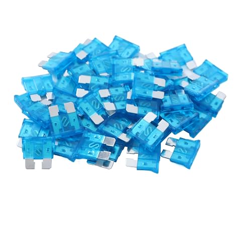 (40Pcs) 15 Amp Standard Automotive Fuse, 15A 12V 24V 32V Car Blade Fuses ATO APR ATS for Car/RV/Truck/SUV/Motorcycle/Boat/Bus