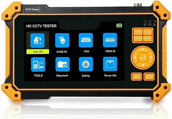 CCTV Camera Tester Auto CCTV VGA Surveillance Project Camera Tester Media Player 5"