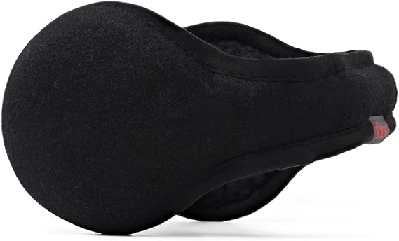 180s Men's Wool Behind-the-Head Ear Warmer (Black)