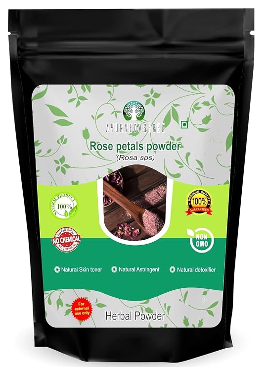 Rose Petals Powder 100 Gm | Rosa centifolia Natural Face Packs & Facial Mask Formulations | 100% Pure | Chemical-Free | Preservative-Free | No Artificial Color | Natural Skin Toner