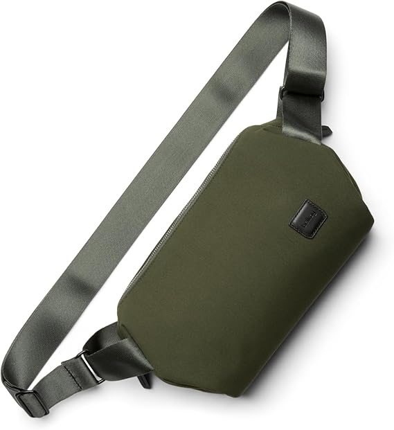 Bellroy Classic Sling 5L, Minimalist Crossbody Bag - Olive