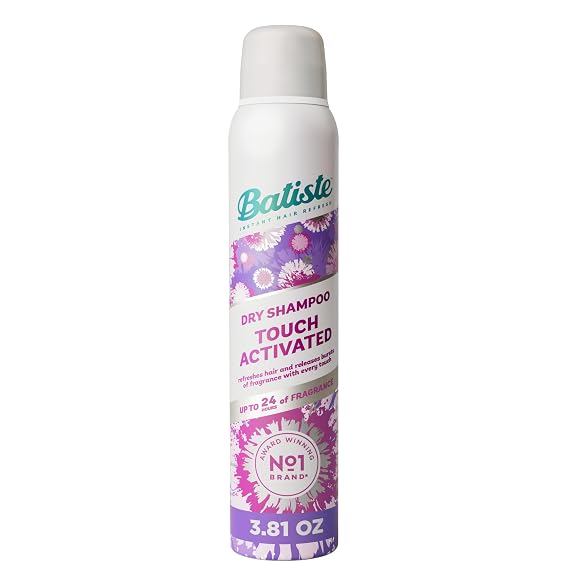 Batiste Touch Activated Dry Shampoo with Scent-Releasing Tech, 3.81 Oz