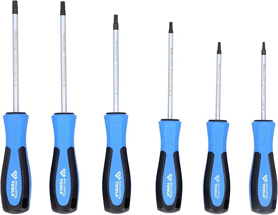 BRILLIANT TOOLS BT031010 Screwdriver Set 6-Piece Torx [Powered by KS Tools]