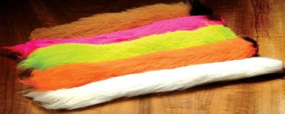 Calf Tail Hareline Yellow