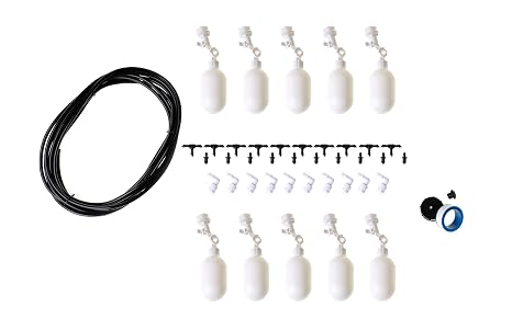 Grotech Grobucket Irrigation Kit (10 Pack): Boost Growth and Yields with Adjustable Drippers and Automated Watering System - Optimize Your Plant's Watering Needs